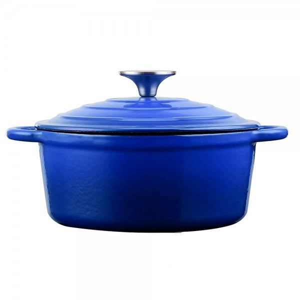 OLLA HIERRO FUNDIDO REDONDA BLEU MARSEILLE 3LTS