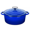 OLLA HIERRO FUNDIDO REDONDA BLEU MARSEILLE 3LTS