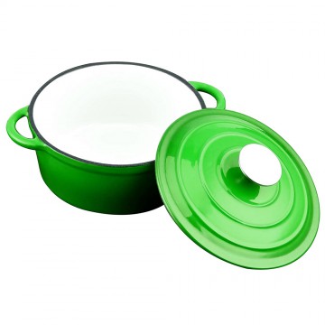 OLLA HIERRO FUNDIDO REDONDA VERT PROVENCE 3LTS